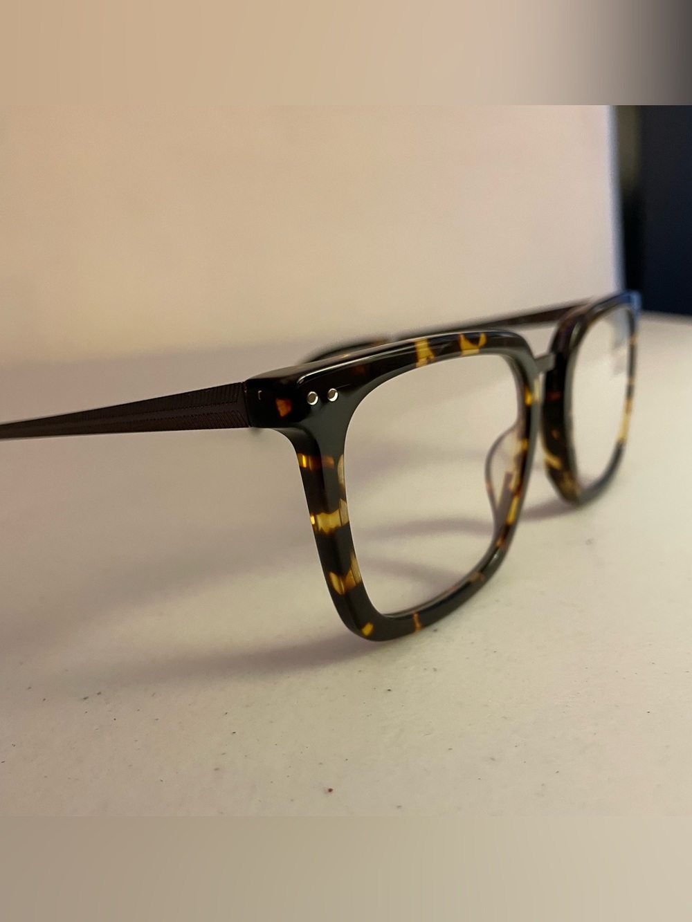 Eyebuydirect Poise Glasses Frame Only Square Tortoise Acetate & Metal Full-rim - Picture 5 of 11